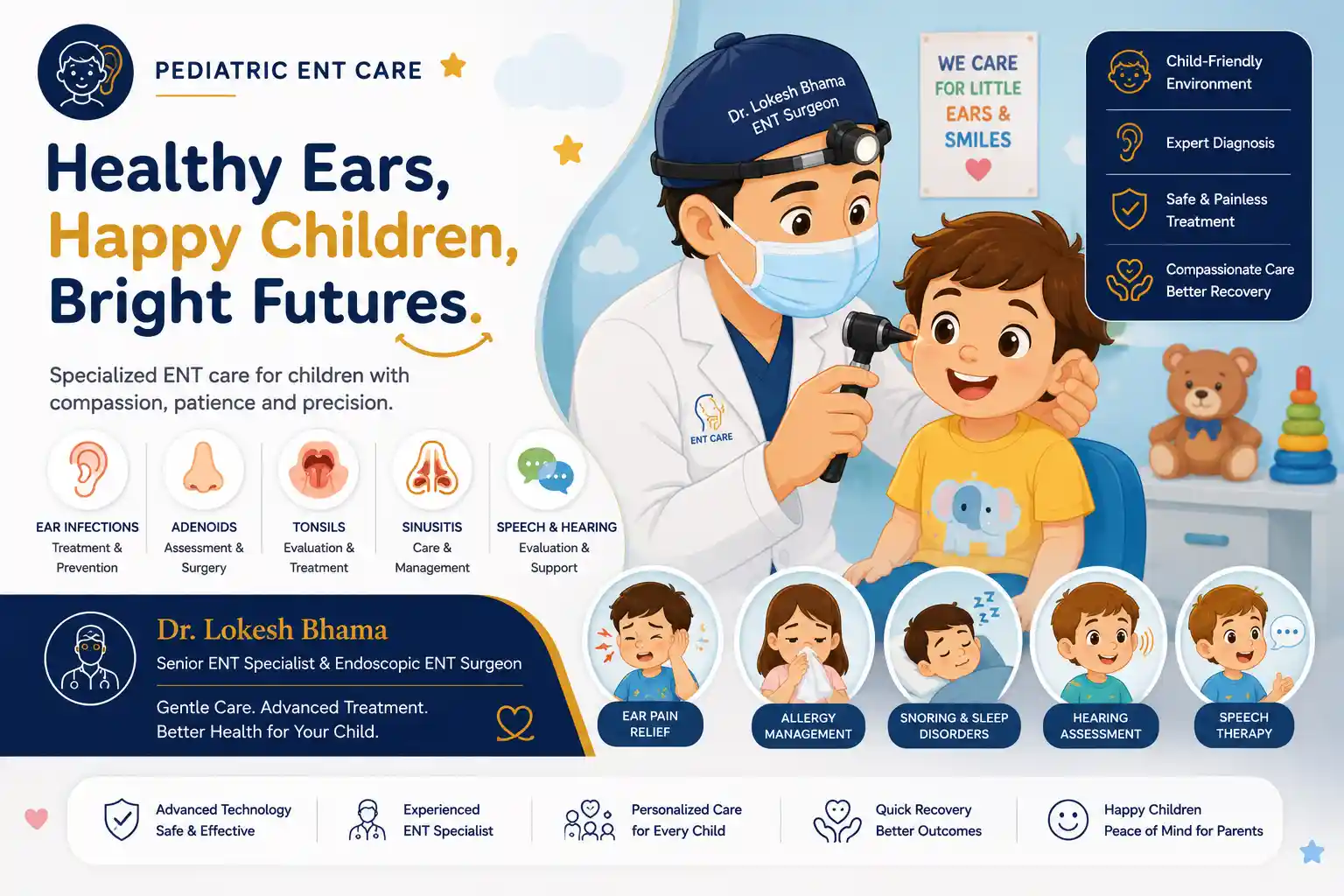 Pediatric ENT care by Dr. Lokesh Bhama, ENT Specialist in Thane